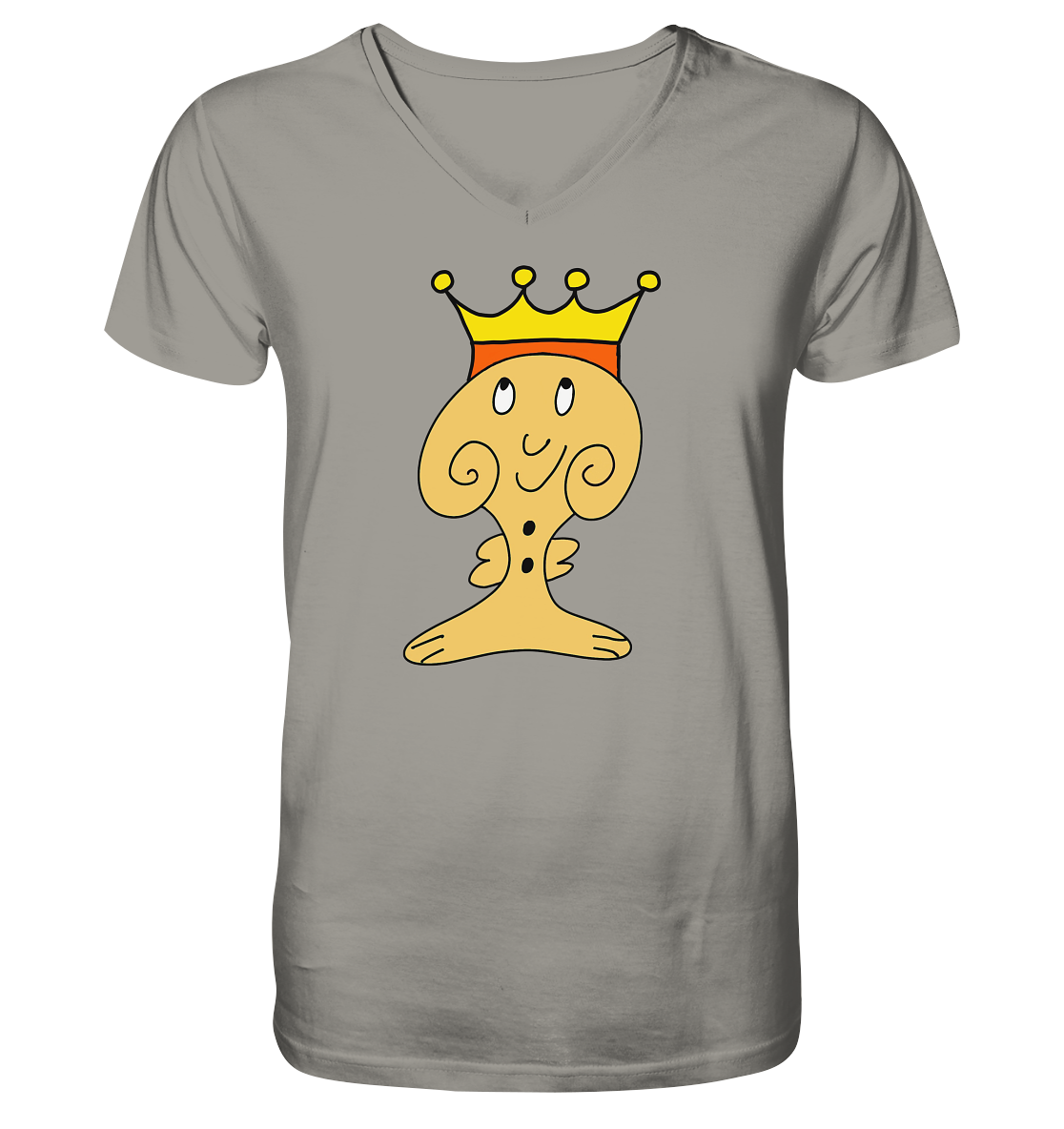 King Gnuschi Adult - V-Neck Shirt