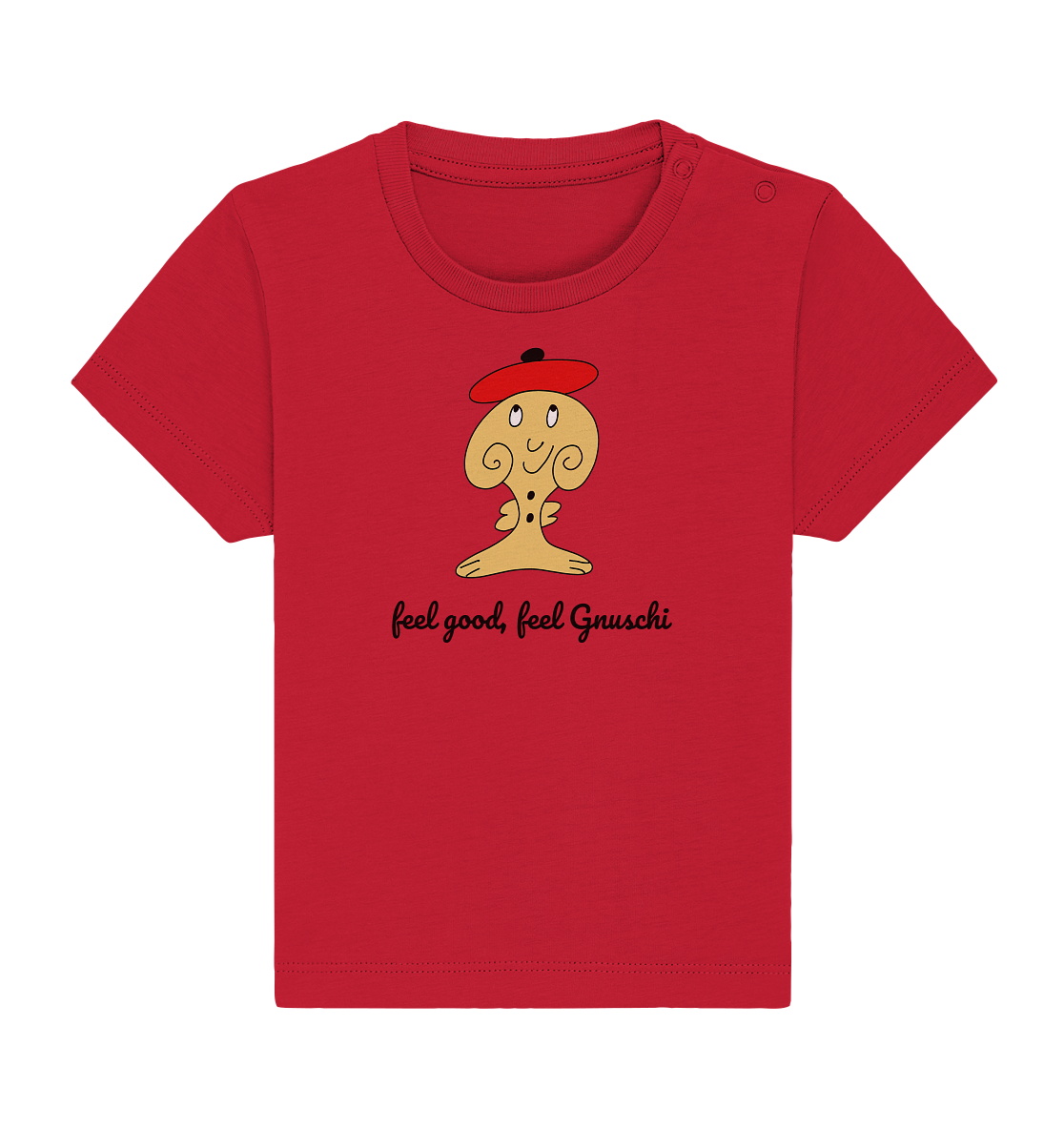 Feel good Feel Gnuschi ROT - Baby Organic Shirt