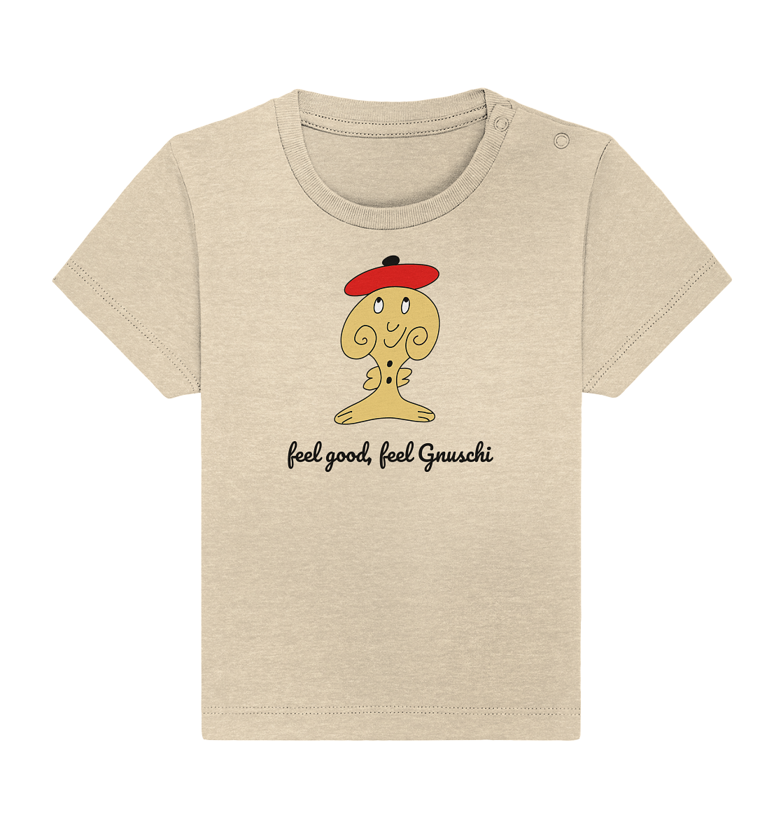 Feel good Feel Gnuschi ROT - Baby Organic Shirt