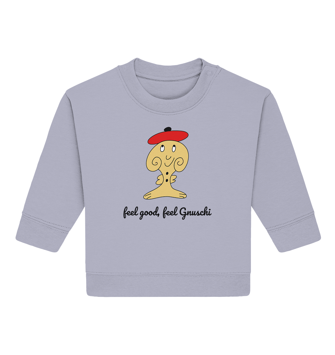 Feel good Feel Gnuschi ROT - Baby Organic Sweatshirt