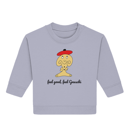 Feel good Feel Gnuschi ROT - Baby Organic Sweatshirt