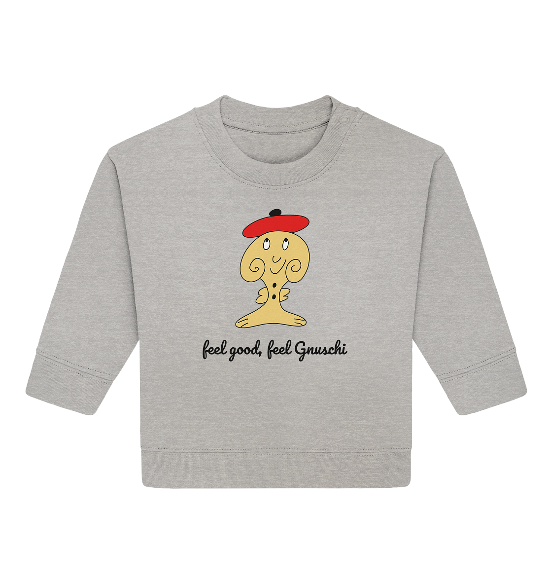 Feel good Feel Gnuschi ROT - Baby Organic Sweatshirt