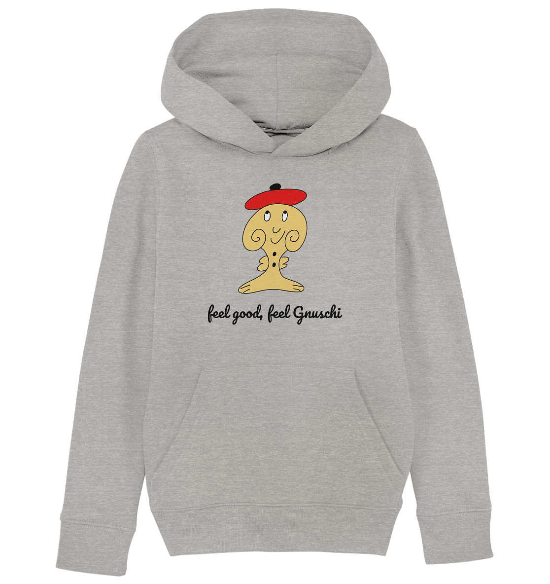 Feel good Feel Gnuschi ROT - Kids Organic Hoodie