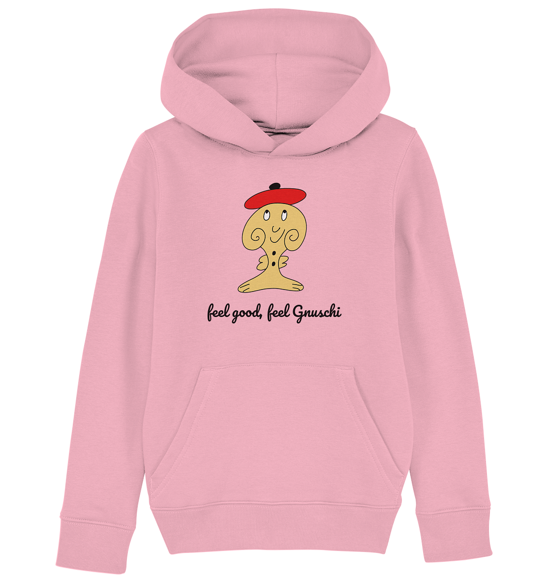 Feel good Feel Gnuschi ROT - Kids Organic Hoodie