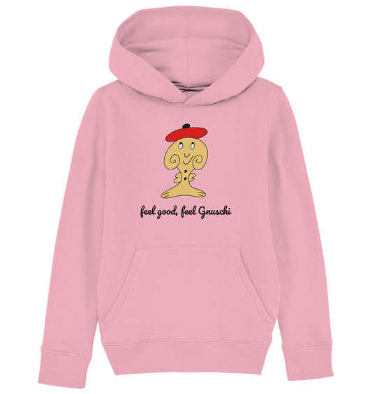 Feel good Feel Gnuschi ROT - Kids Organic Hoodie