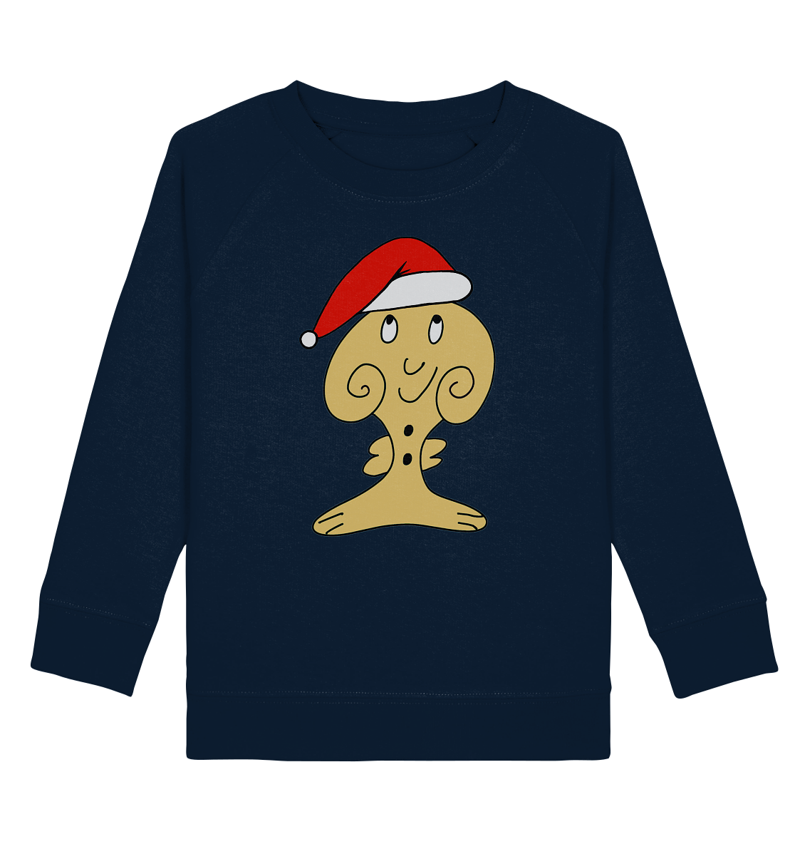 Weihnachts Gnuschi kinder  - Kids Organic Sweatshirt