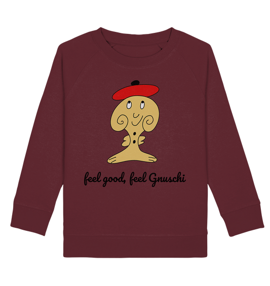 Feel good Feel Gnuschi ROT - Kids Organic Sweatshirt