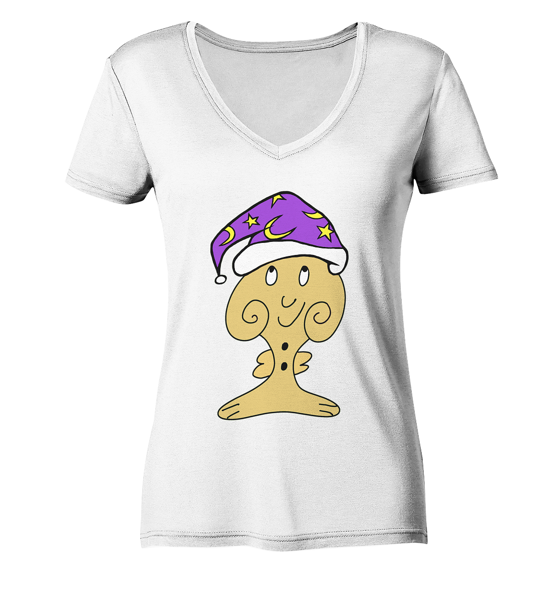 Zauber Gnuschi Adult - Ladies V-Neck Shirt