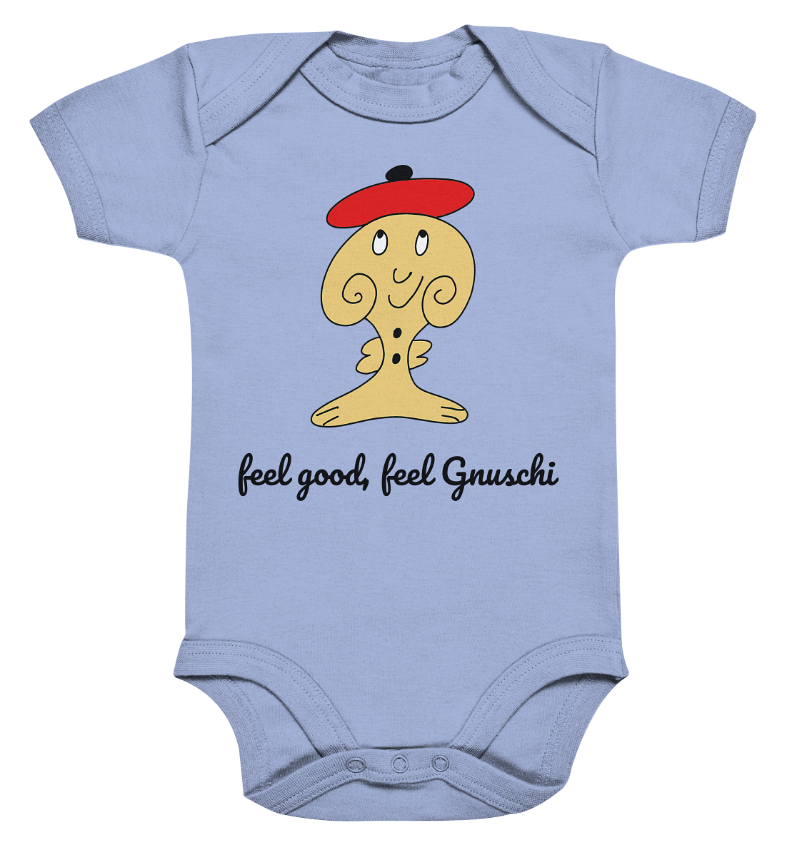 Feel good Feel Gnuschi ROT - Organic Baby Bodysuite