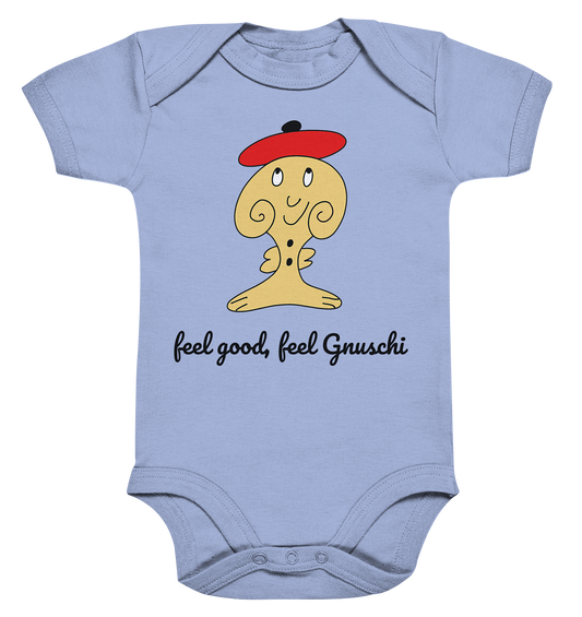 Feel good Feel Gnuschi ROT - Organic Baby Bodysuite