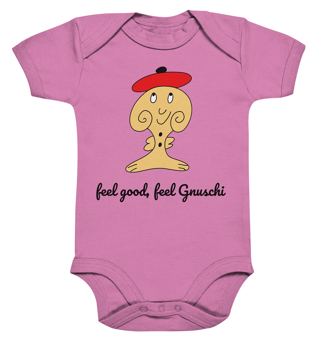 Feel good Feel Gnuschi ROT - Organic Baby Bodysuite