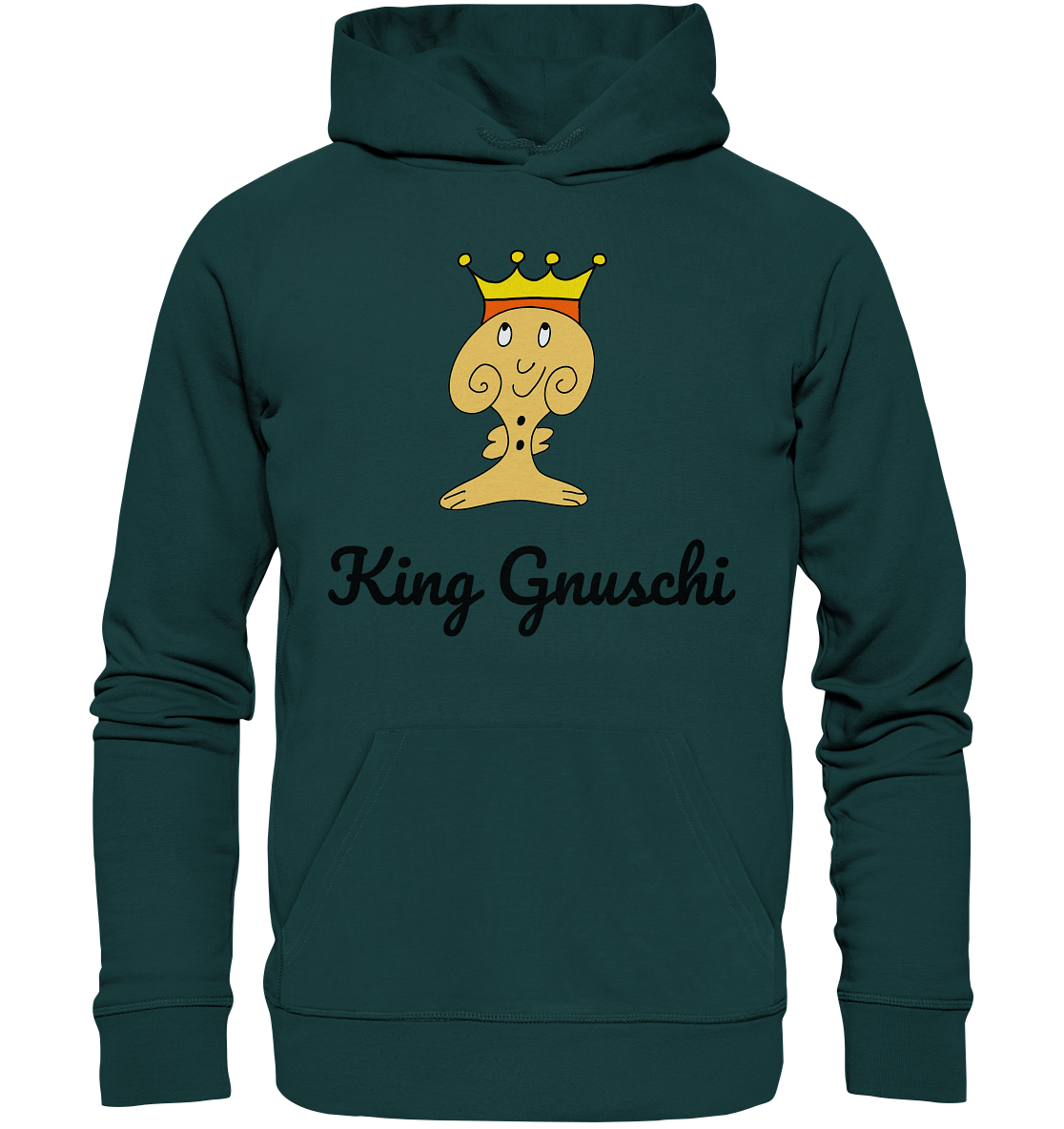 Gnuschi King - Family  - Organic Hoodie