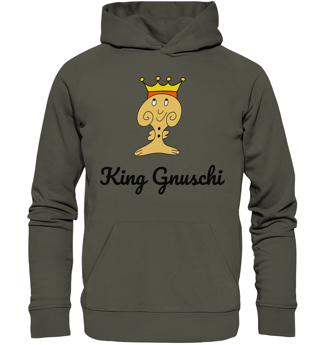 Gnuschi King - Family  - Organic Hoodie