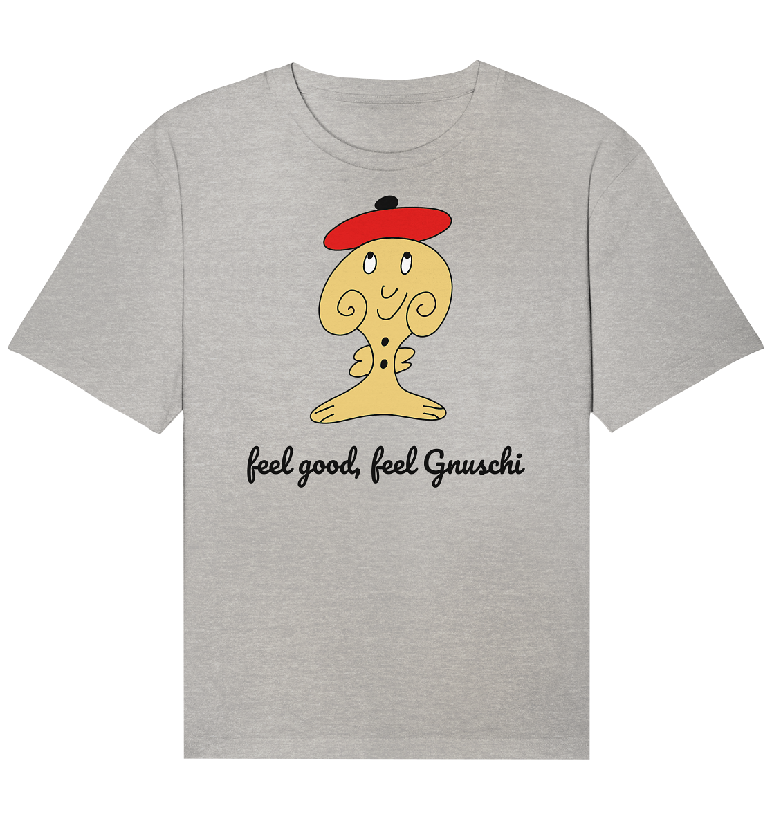 Feel good Feel gnuschi rot adult - Organic Relaxed Shirt