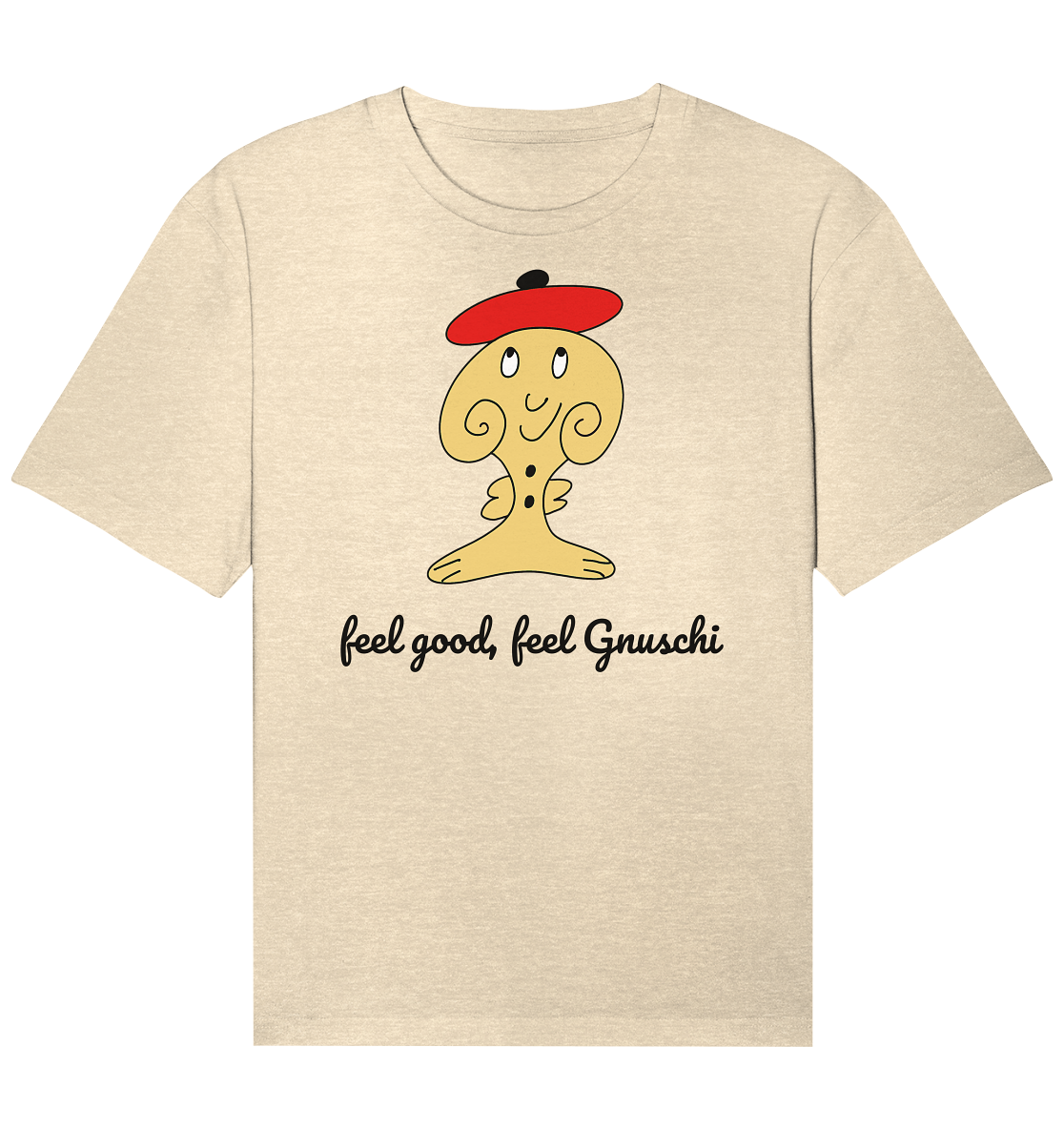 Feel good Feel gnuschi rot adult - Organic Relaxed Shirt