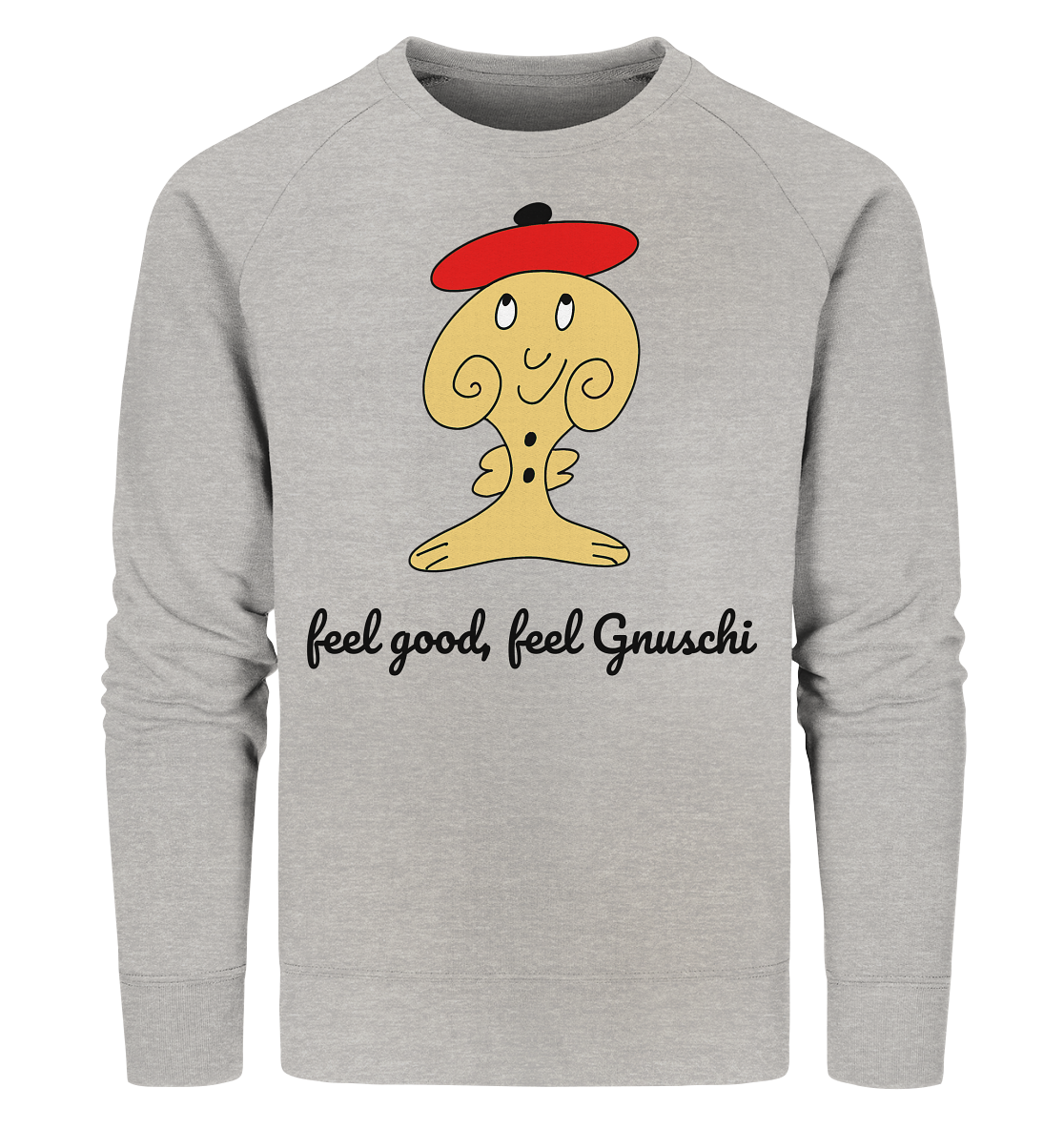 Feel good Feel gnuschi rot adult - Organic Sweatshirt