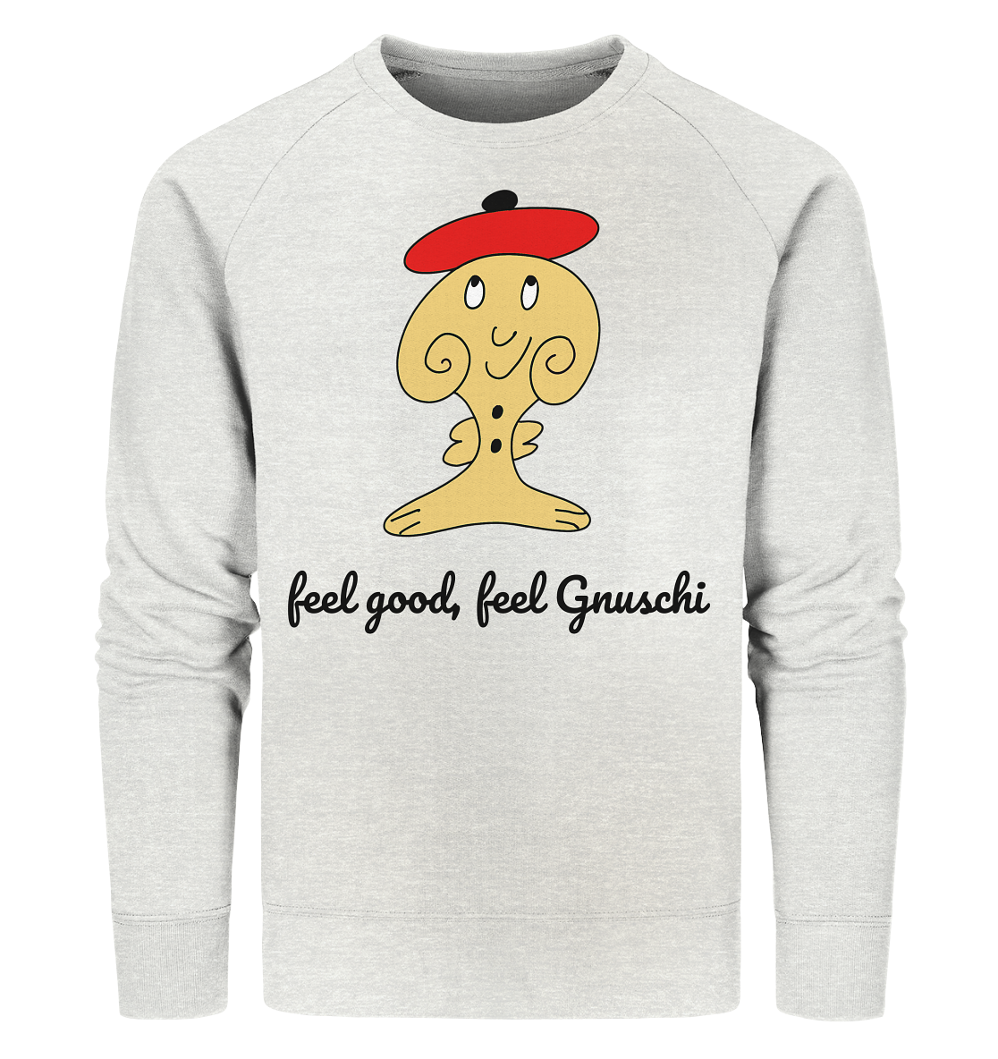 Feel good Feel gnuschi rot adult - Organic Sweatshirt