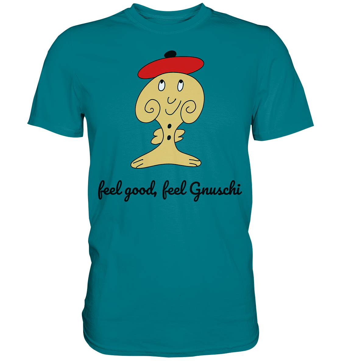 Feel good Feel gnuschi rot adult - Premium Shirt