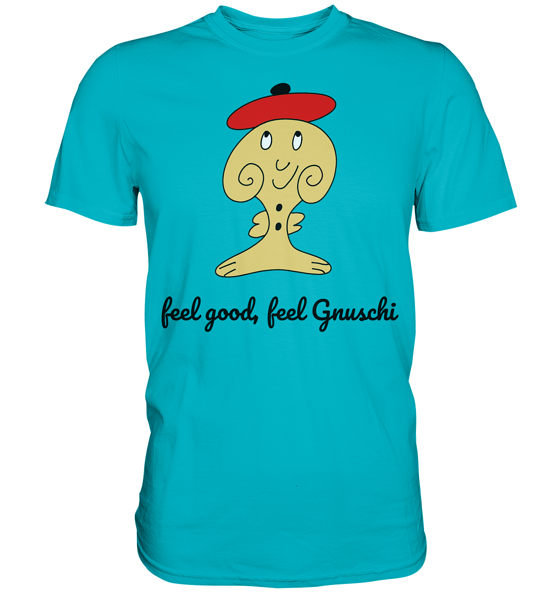 Feel good Feel gnuschi rot adult - Premium Shirt