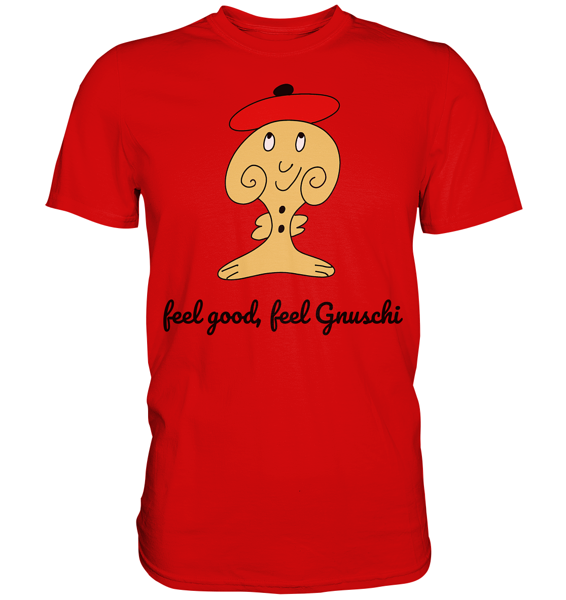 Feel good Feel gnuschi rot adult - Premium Shirt