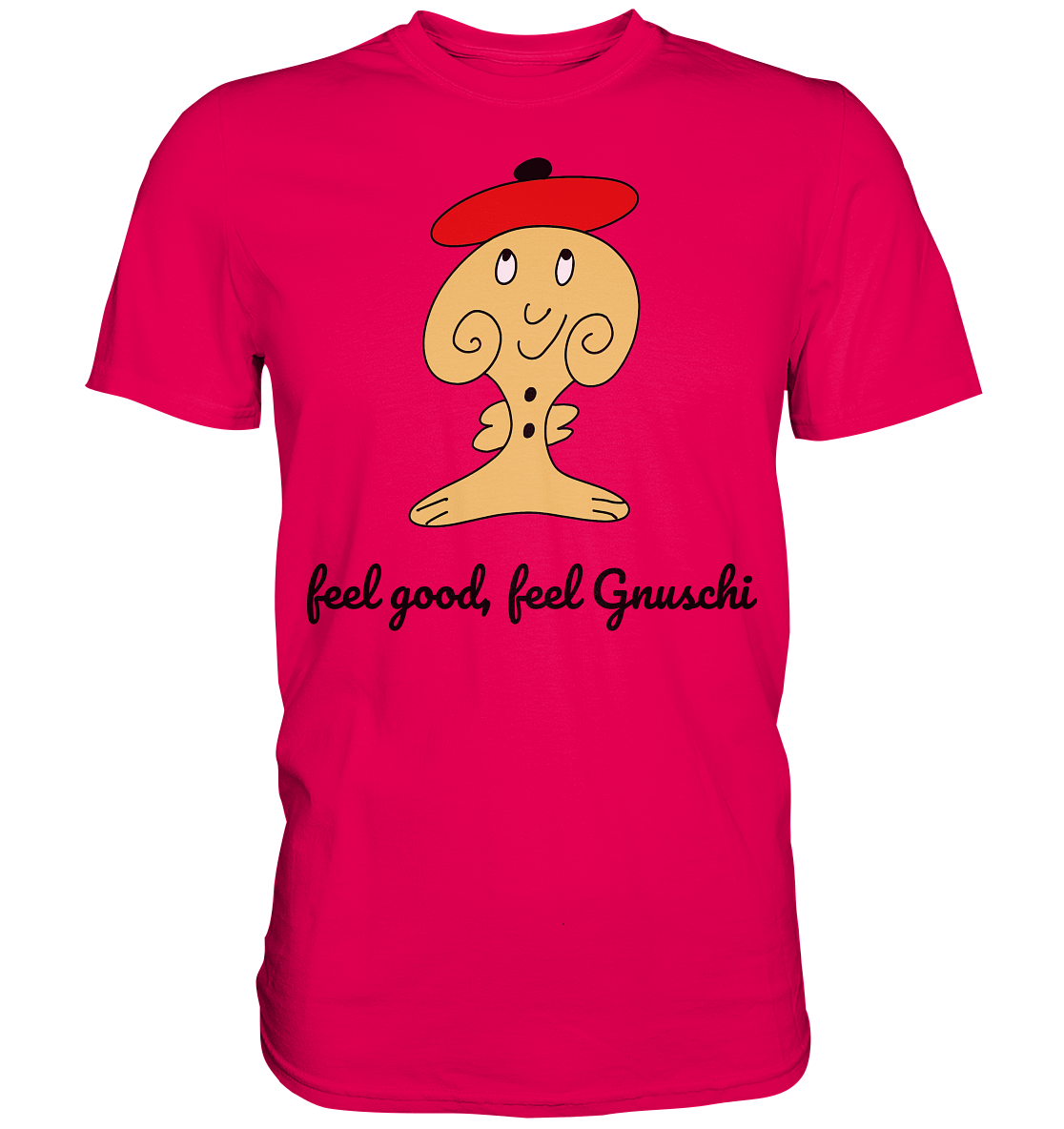 Feel good Feel gnuschi rot adult - Premium Shirt