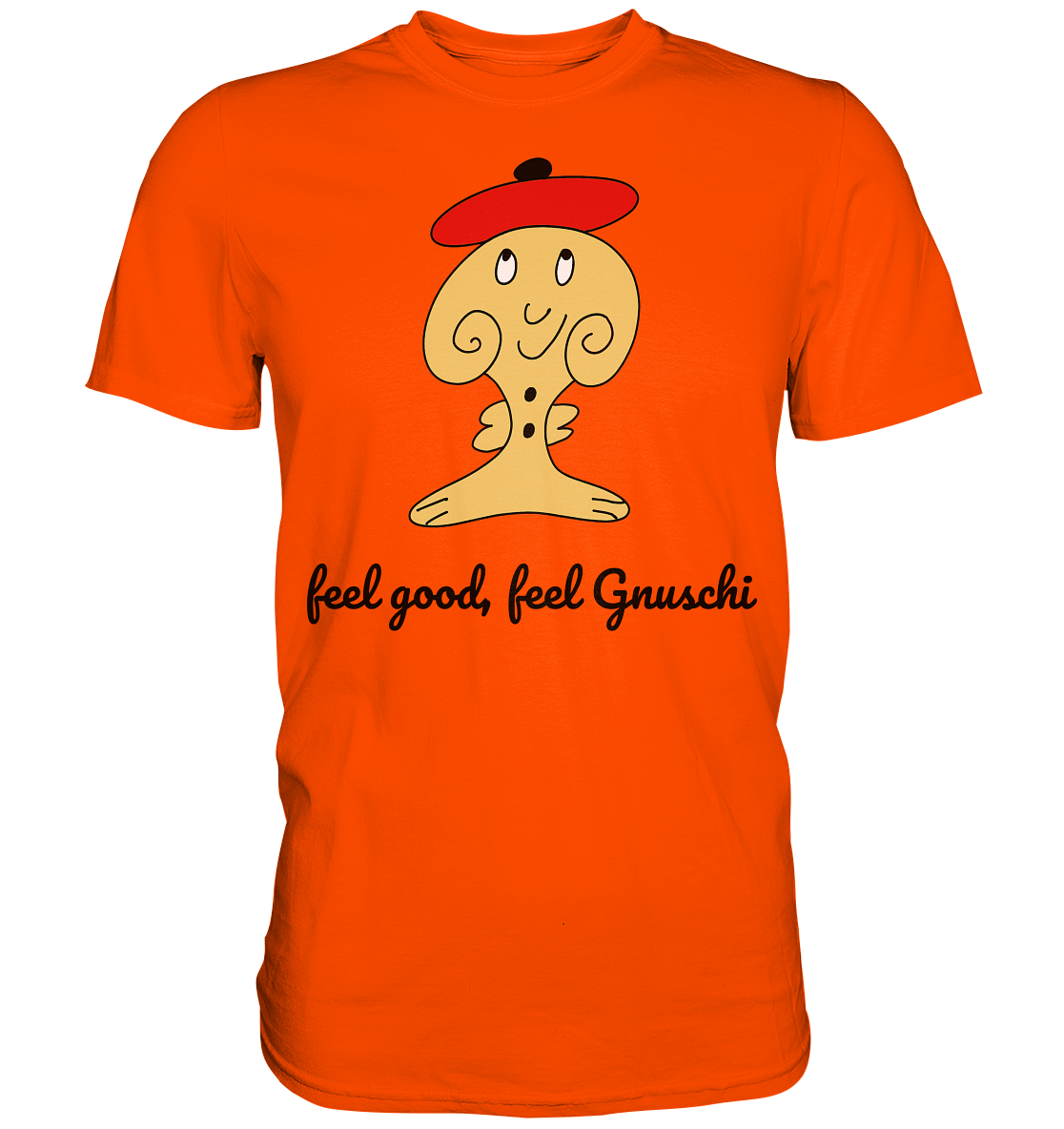 Feel good Feel gnuschi rot adult - Premium Shirt