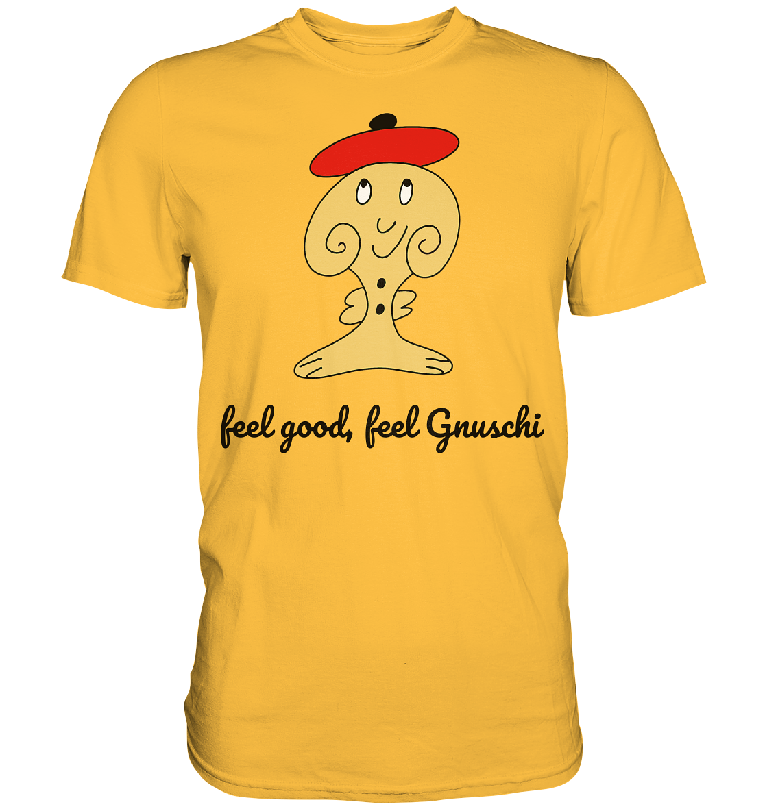 Feel good Feel gnuschi rot adult - Premium Shirt