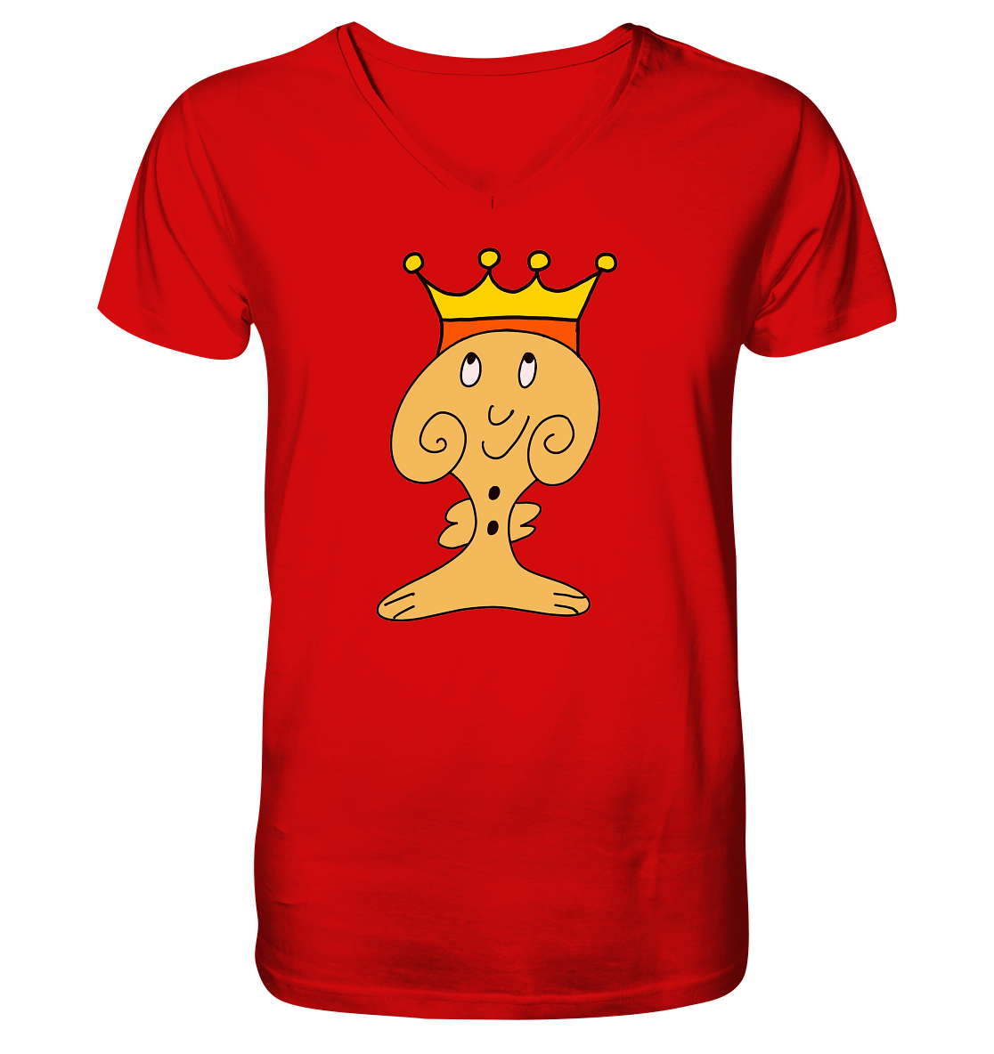 King Gnuschi Adult  - V-Neck Shirt