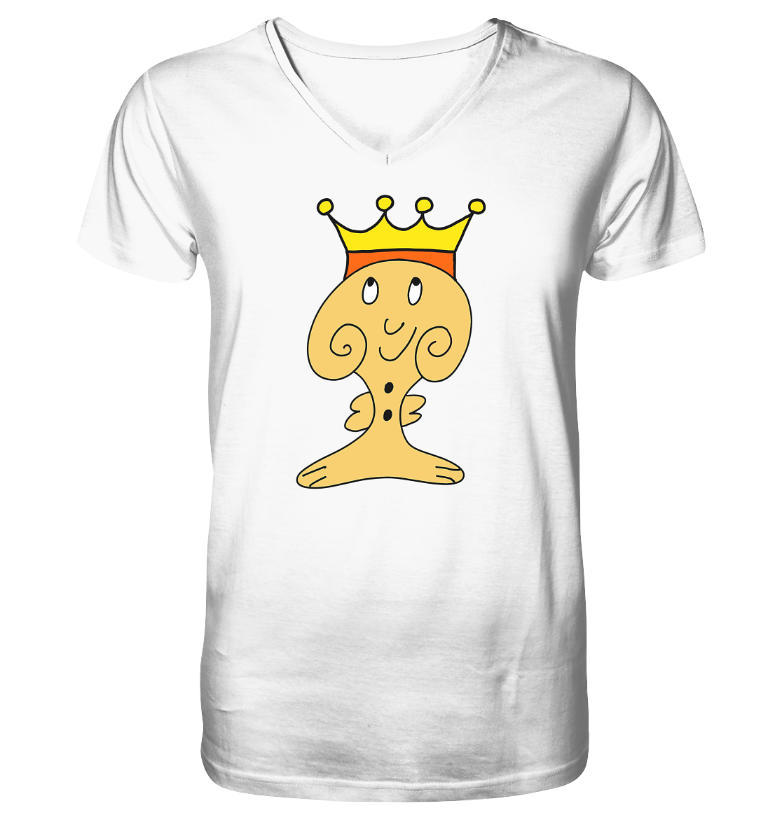 King Gnuschi Adult  - V-Neck Shirt